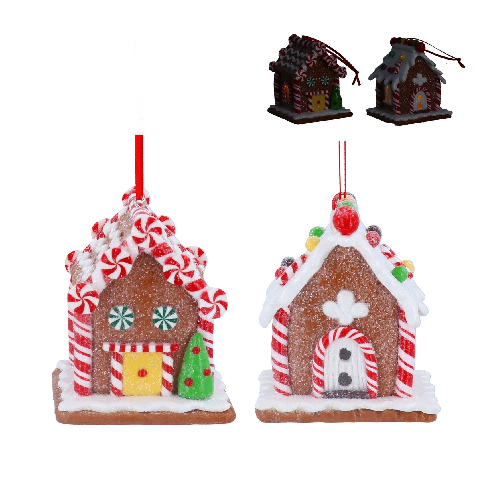 Lighted Claydough Gingerbread sold House Christmas Decor